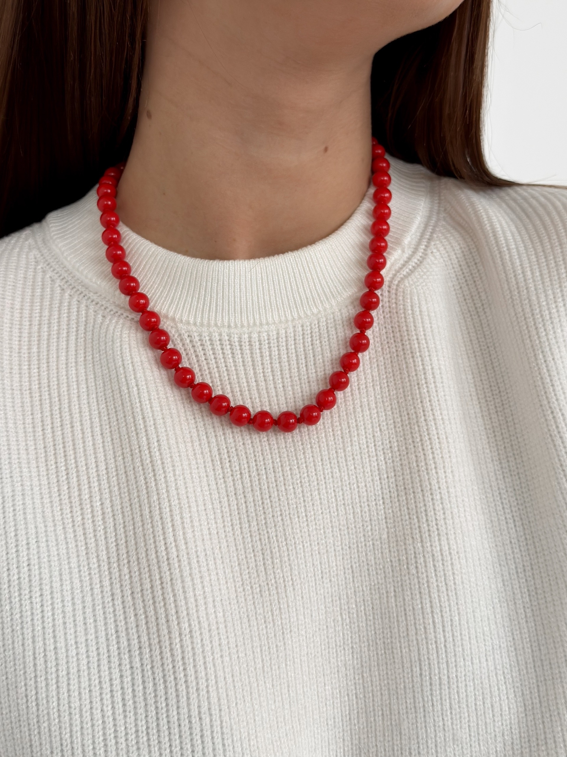 Бусы горох на нитке