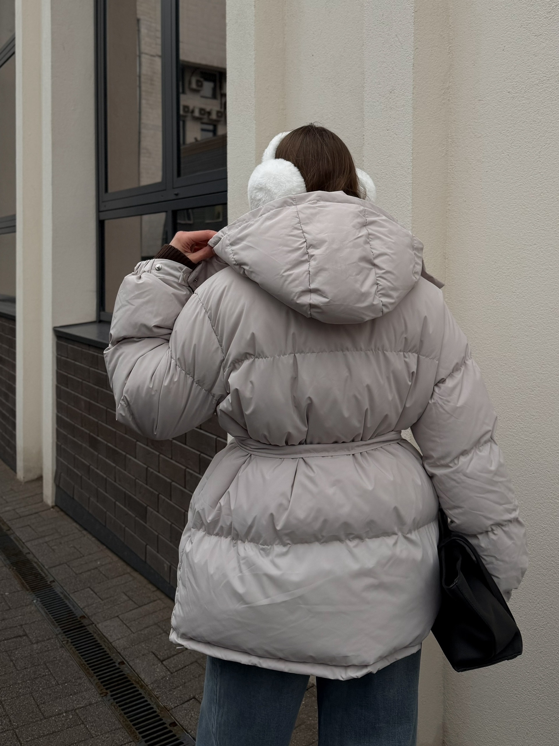 Куртка W5928 с поясом