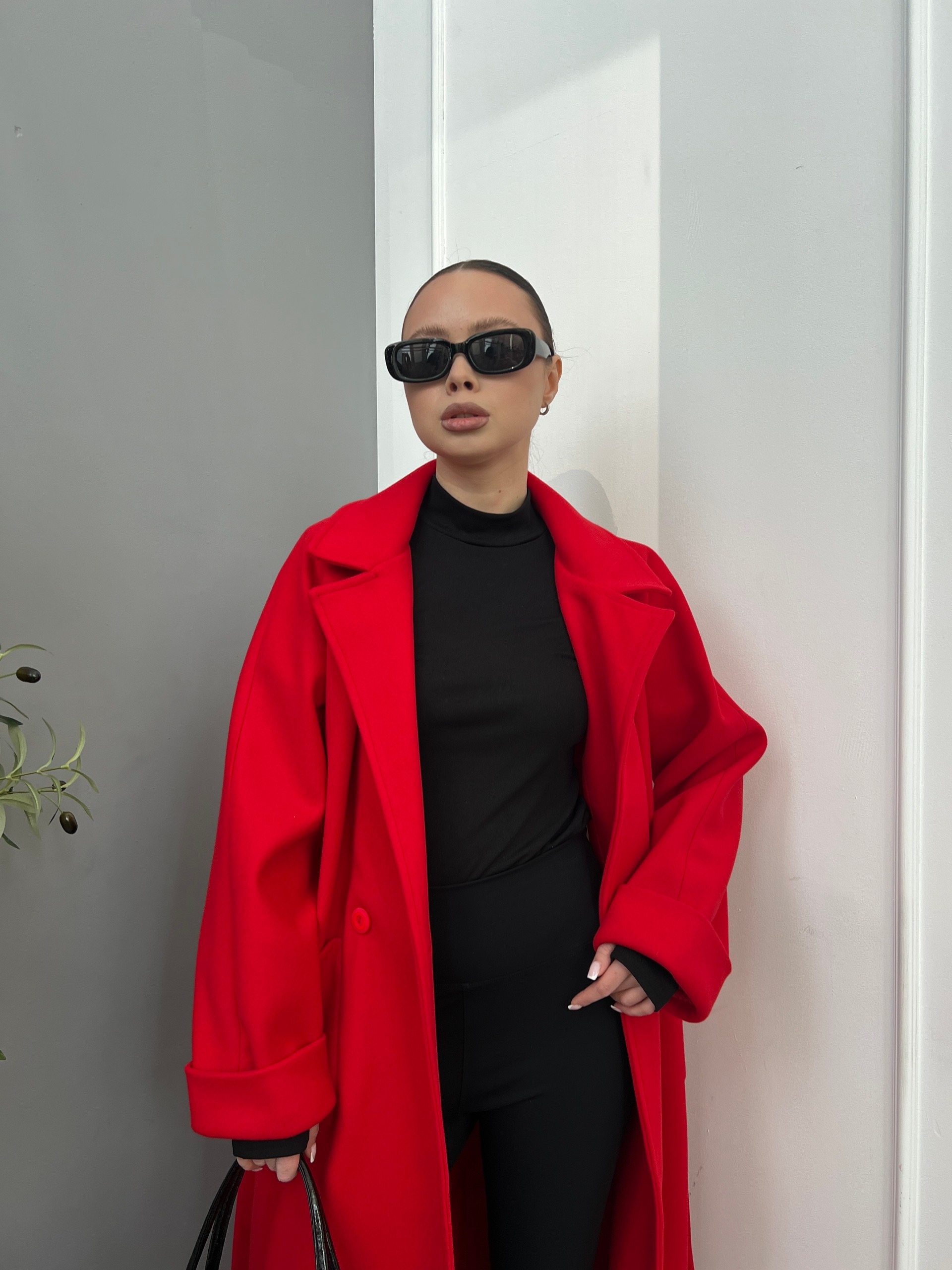 Пальто Mani Niri длинное