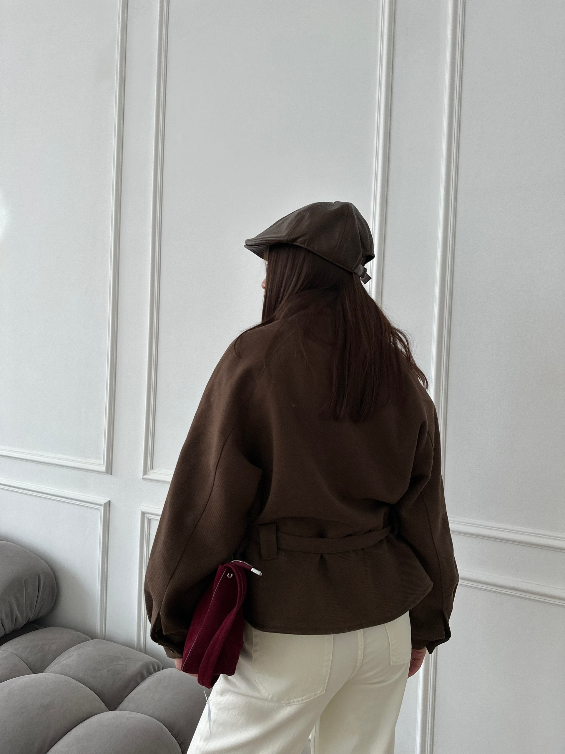 Пальто короткое 8859 XLDIAN