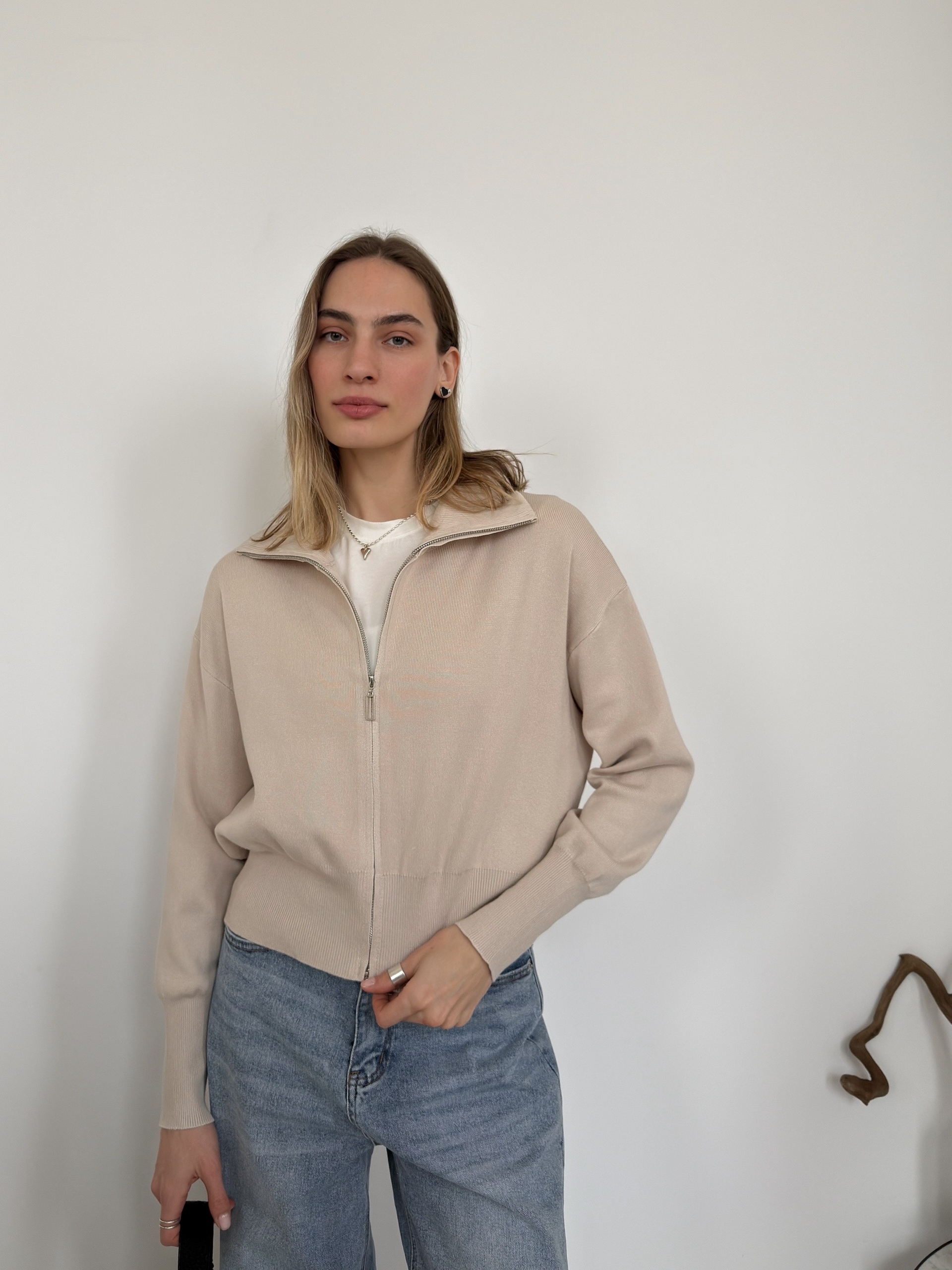 Джемпер 419 на молнии