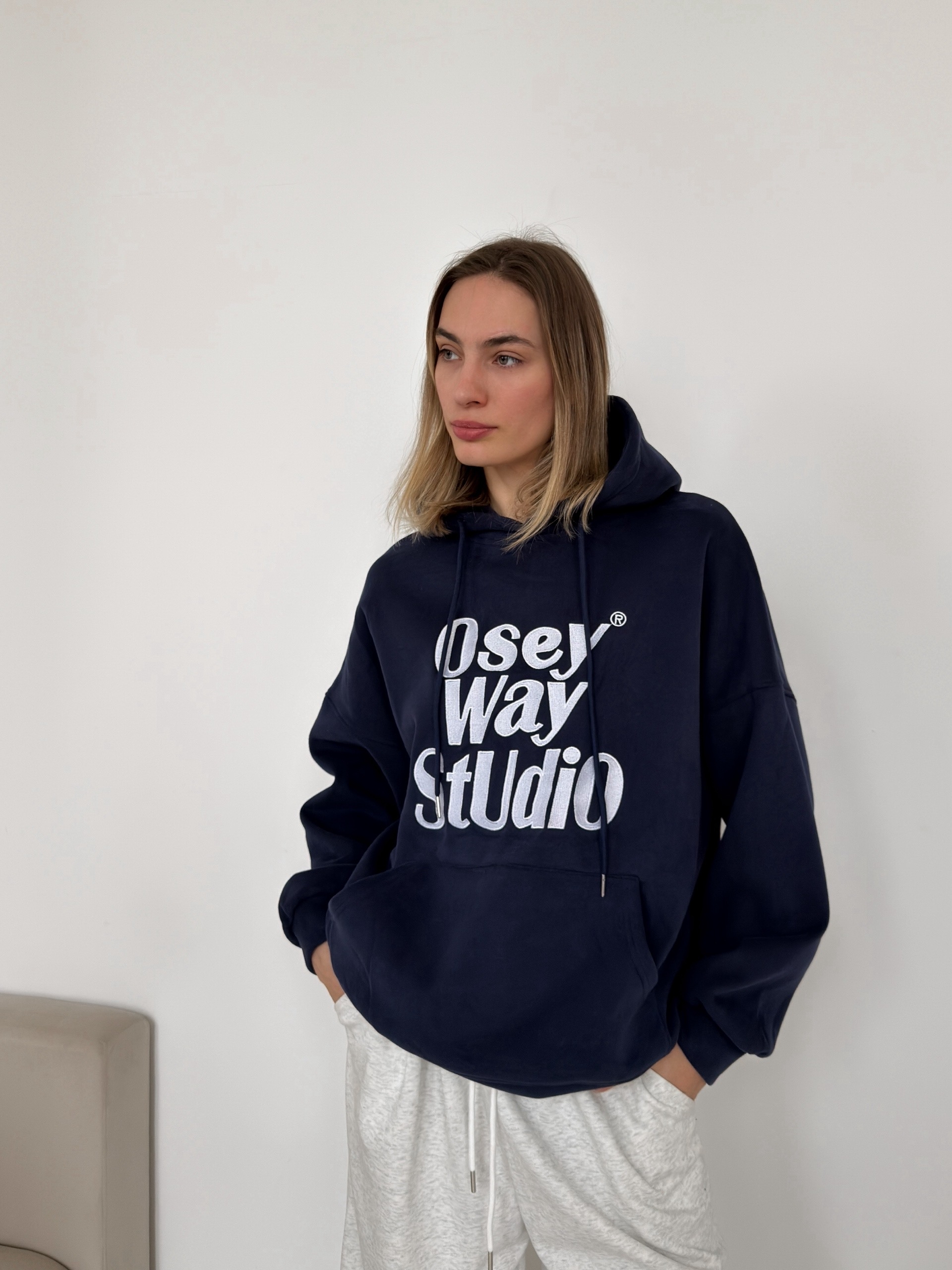 Худи W9507 osey way studio флис