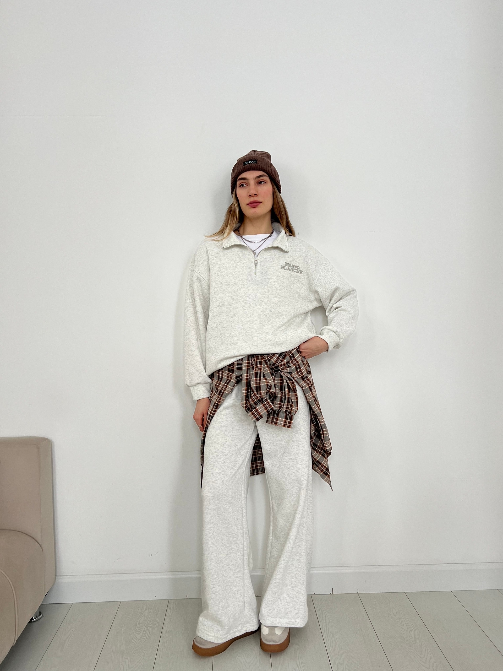 Костюм Korea 1777 Mairon Blanche свитшот+джогеры