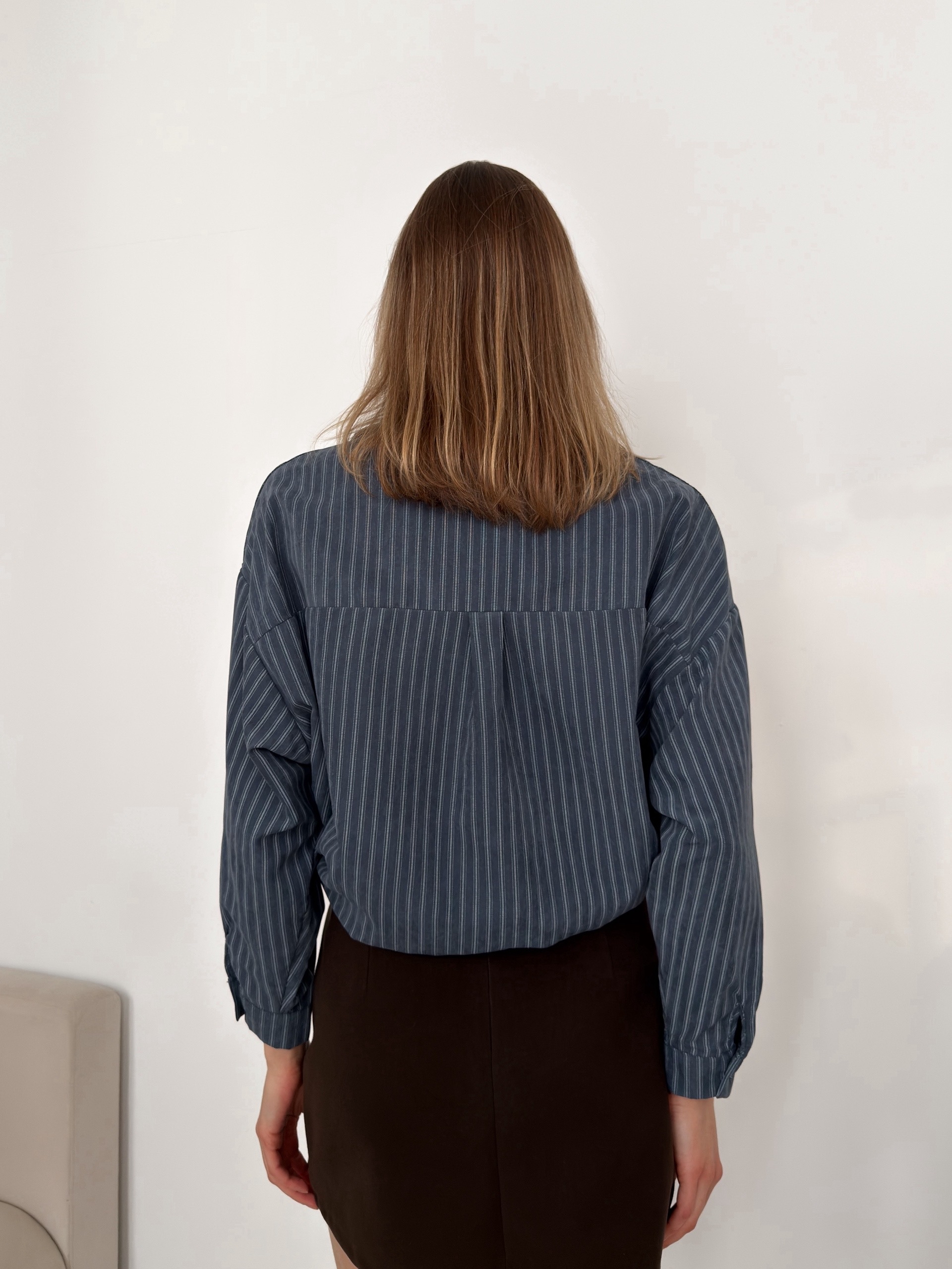 Рубашка Chuangxijidi 9791 в полоску