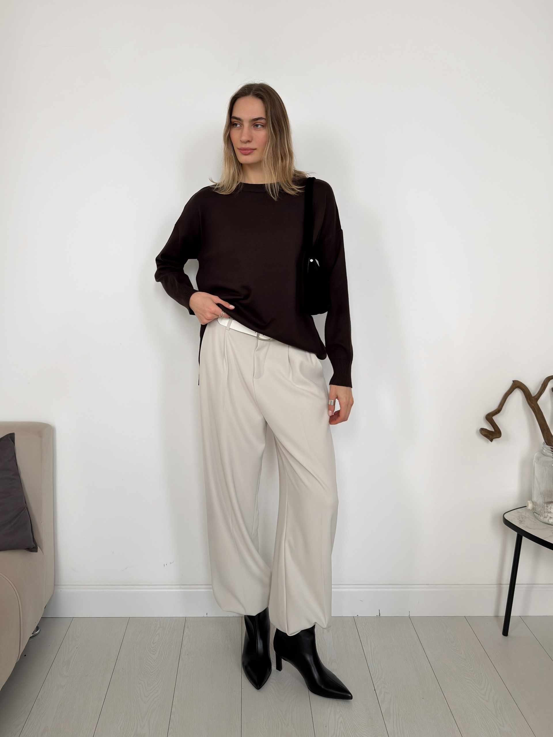 Джемпер 273-1 круглый ворот