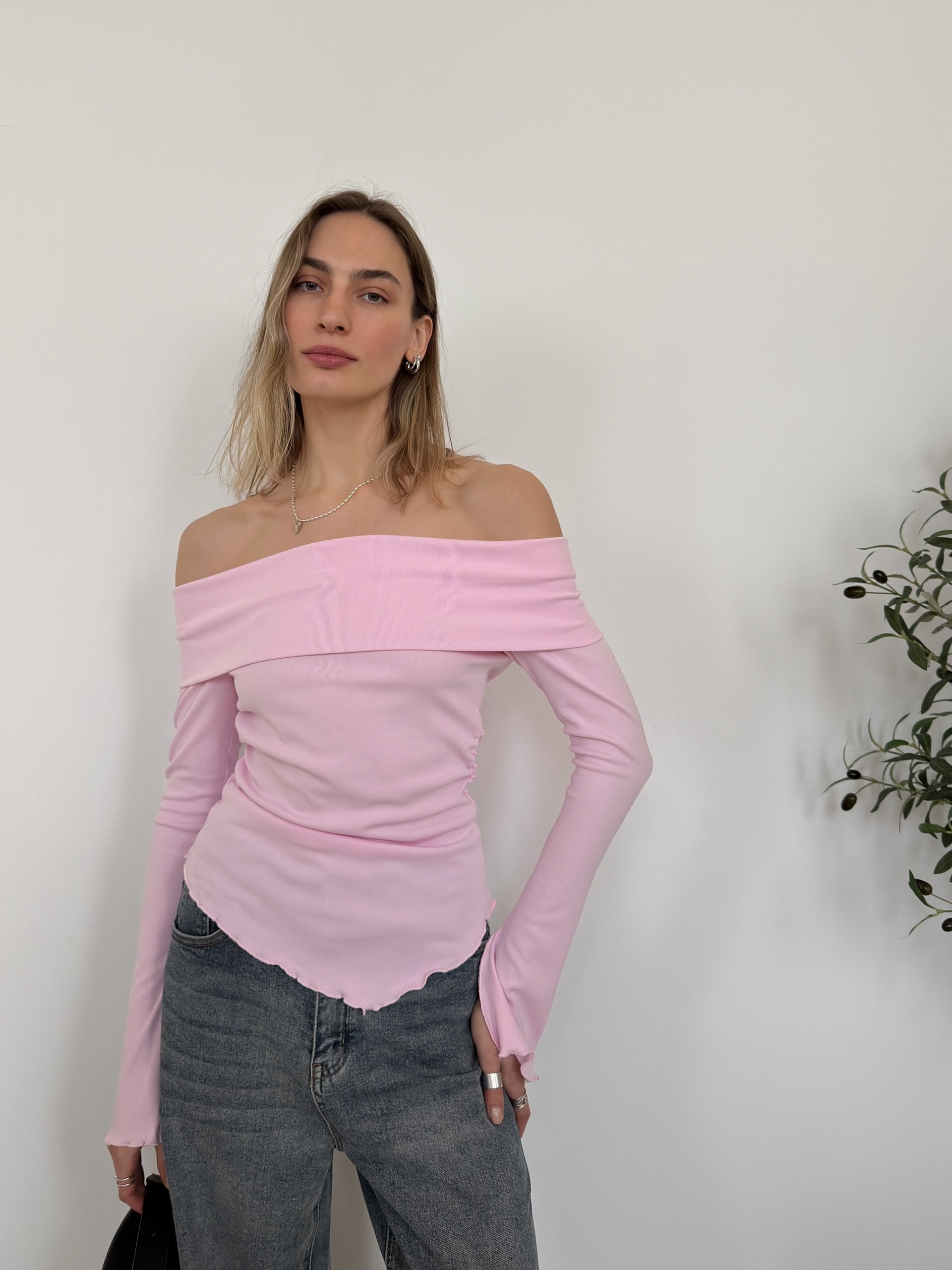 Кофточка Nama 604 подворот на плечах