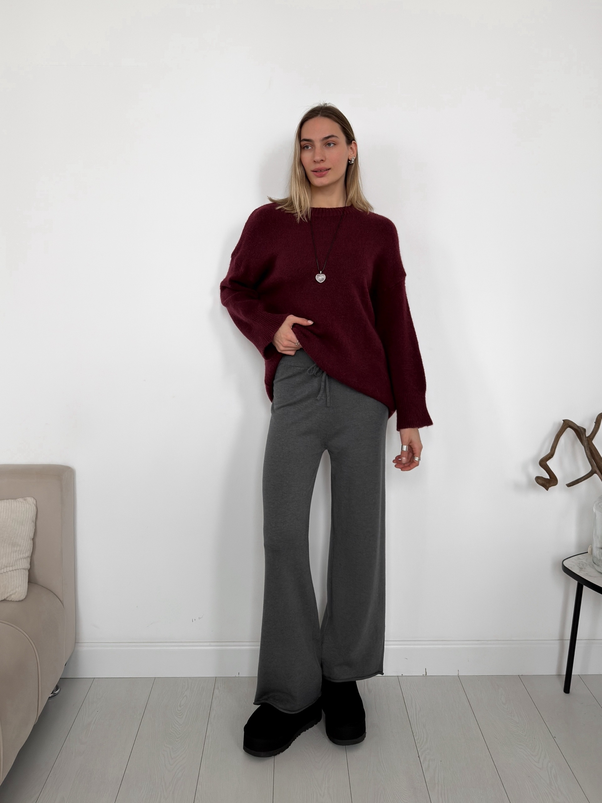 Брюки Korea W101 необработанный край