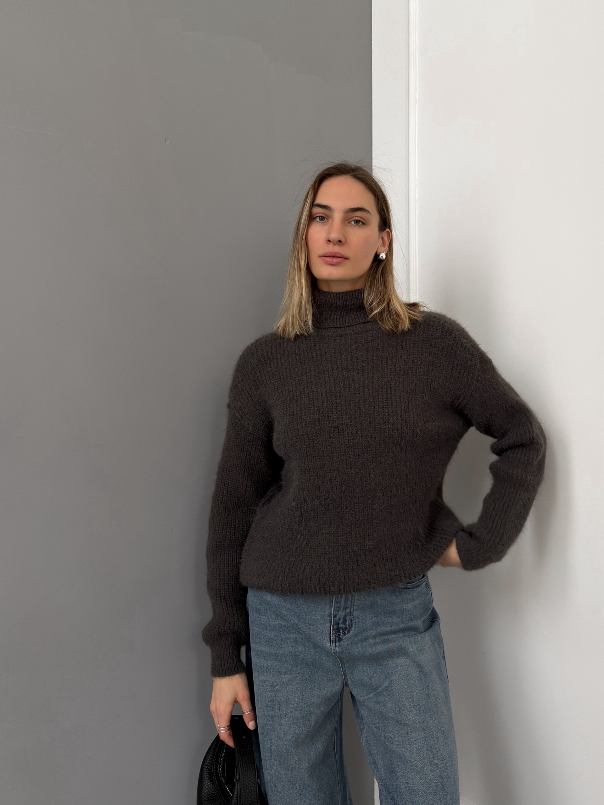 Свитер Korea S2566  ворот высокий