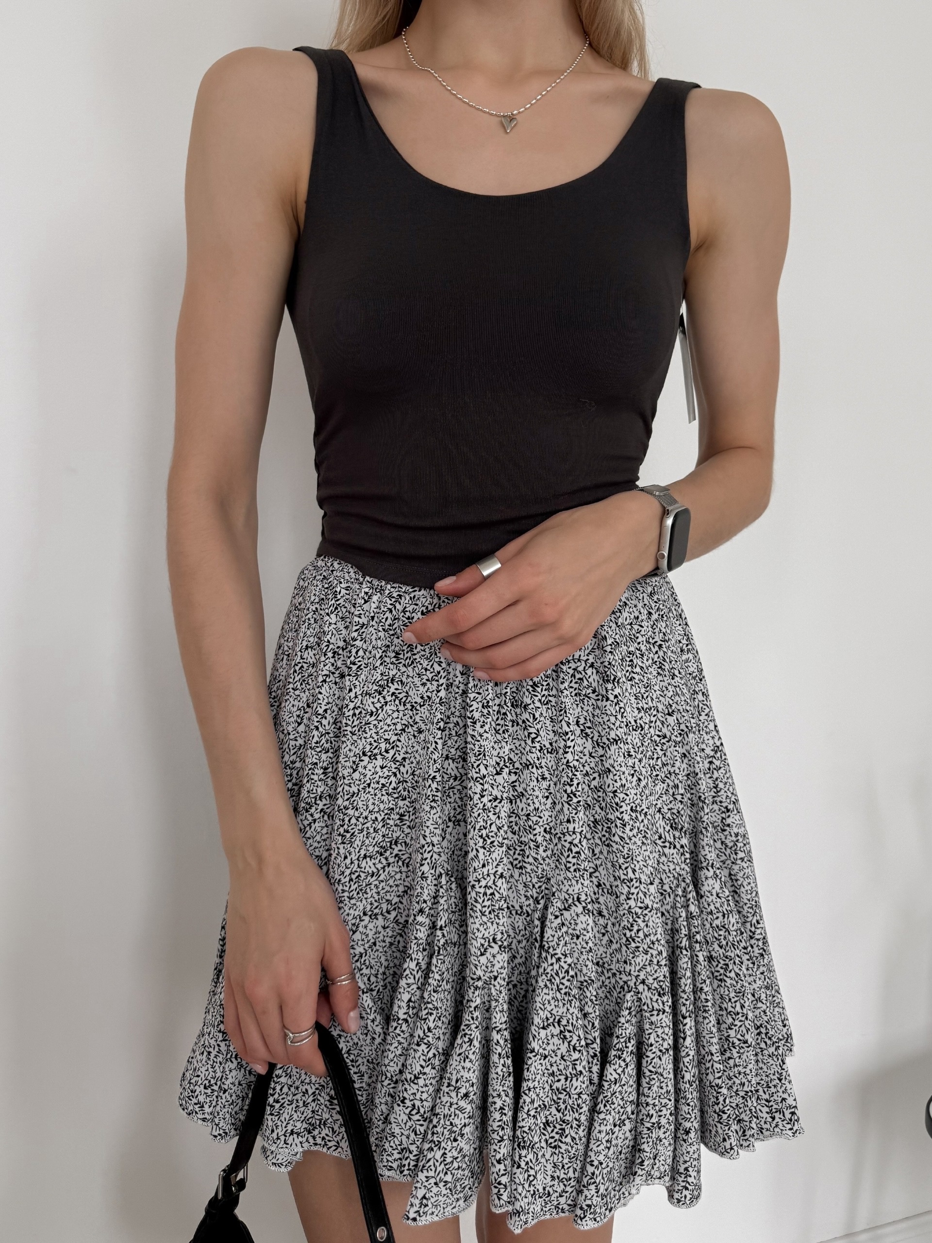 Юбка цветочный принт 169 SS Collection