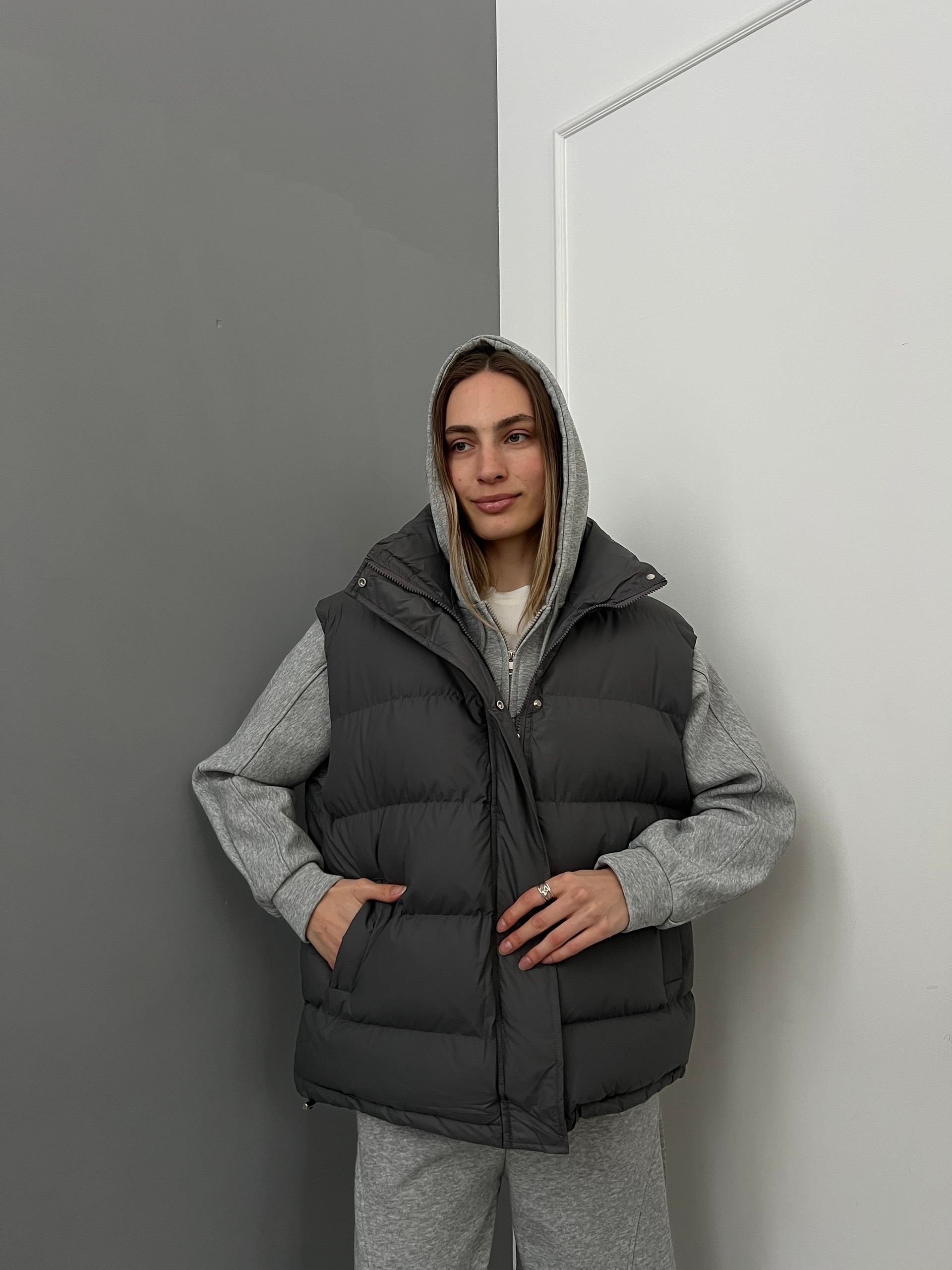 Жилетка Korea 1370 затяжки