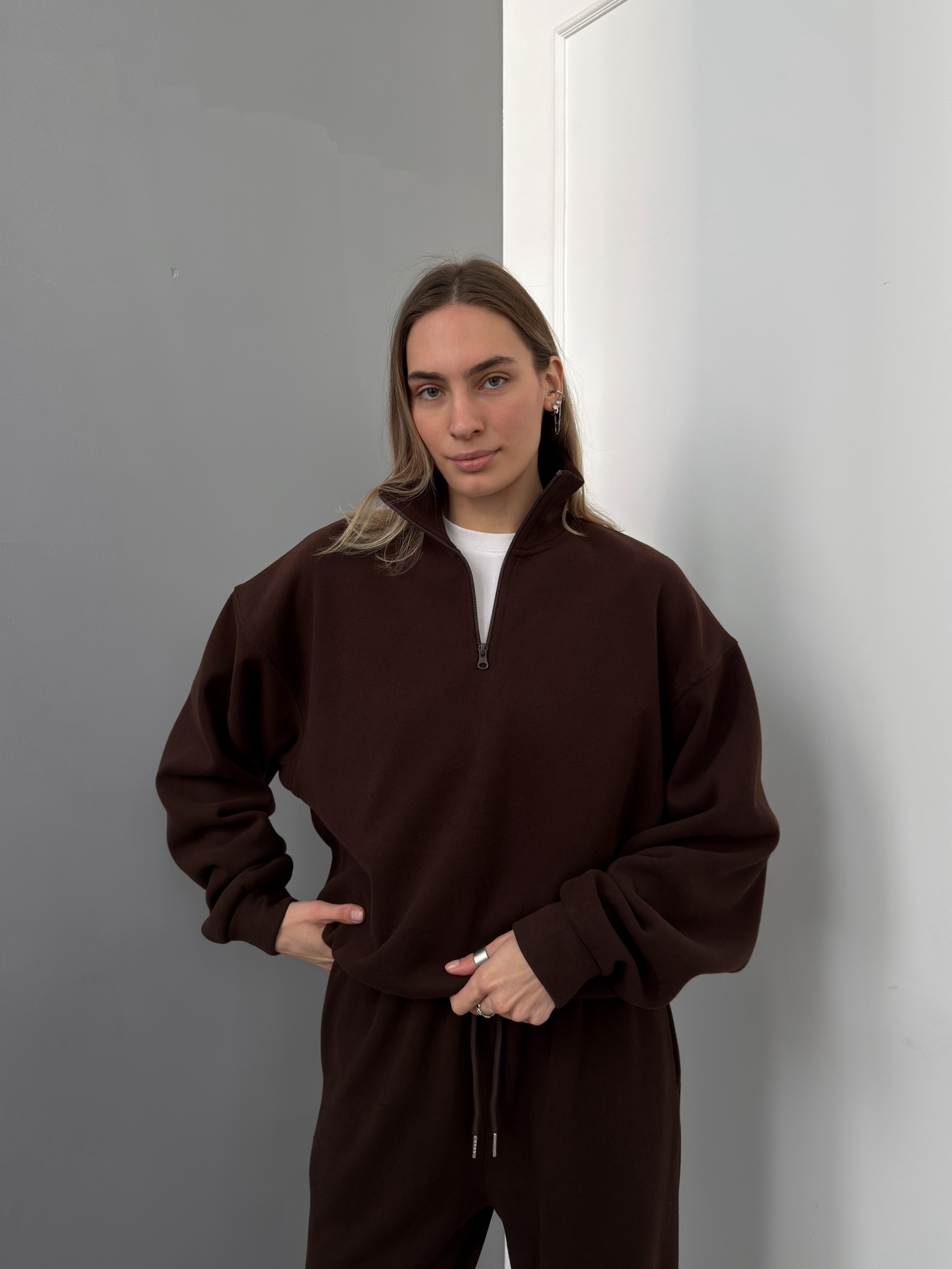 Костюм Cosmc 960 свитот ворот на молнии+брюки флис