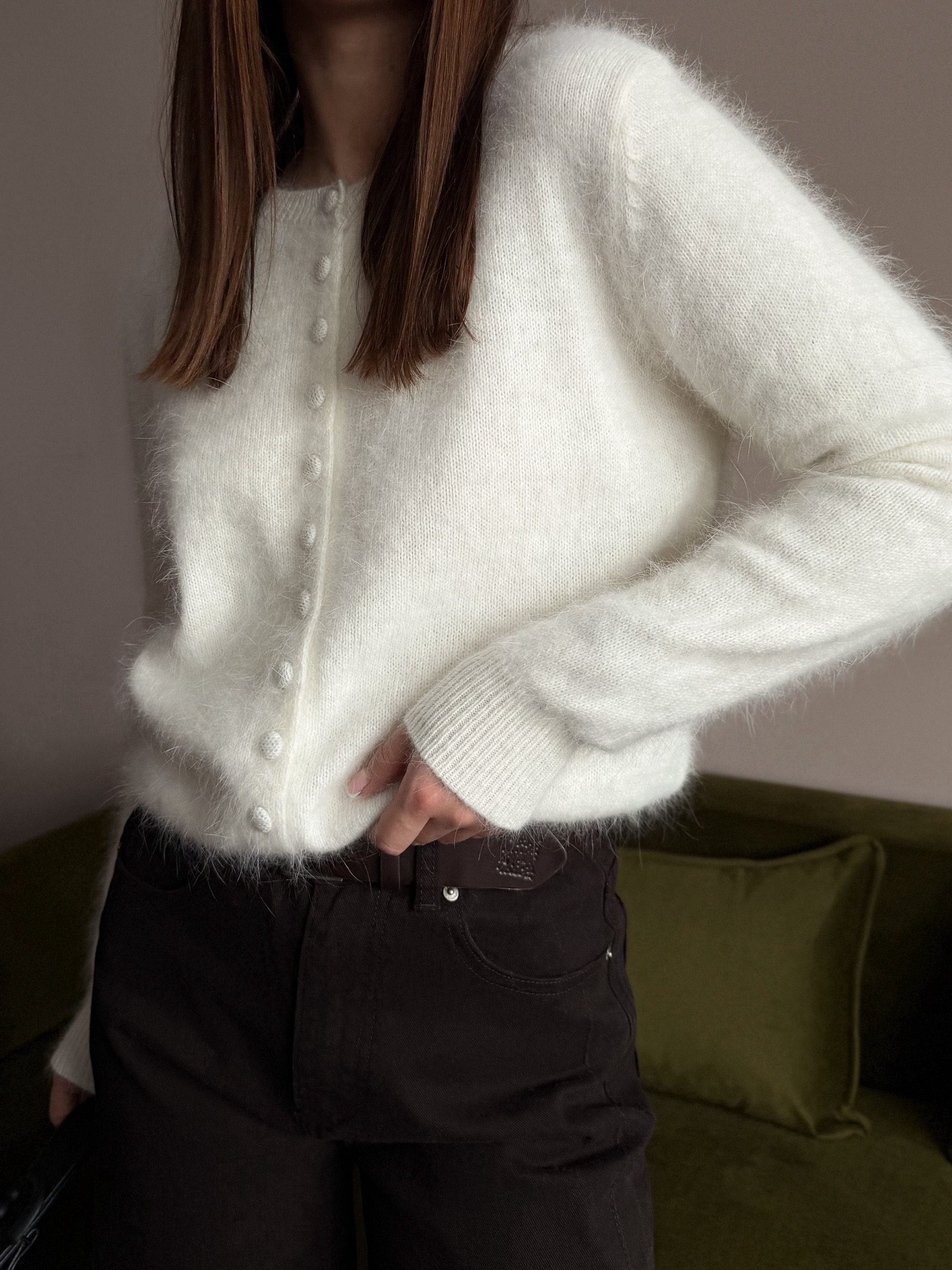 Кардиган The Rver 3203 пушистый