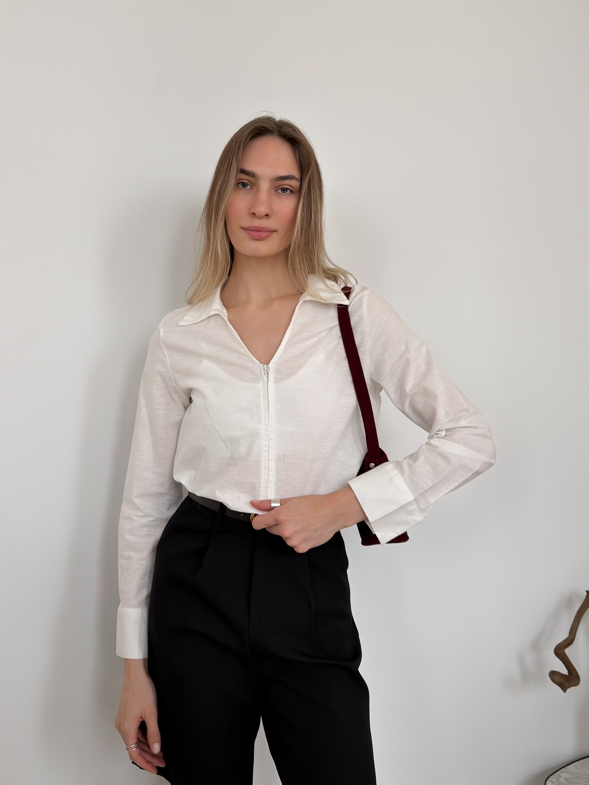 Рубашка на замке W6846 WG