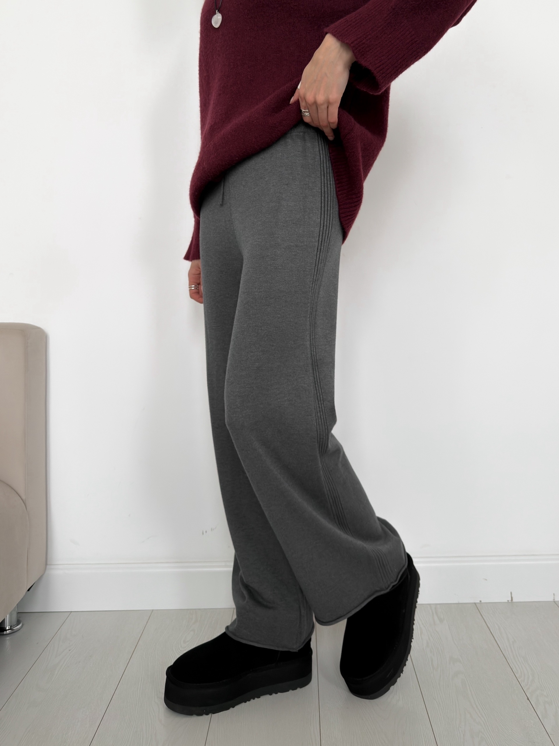 Брюки Korea W101 необработанный край