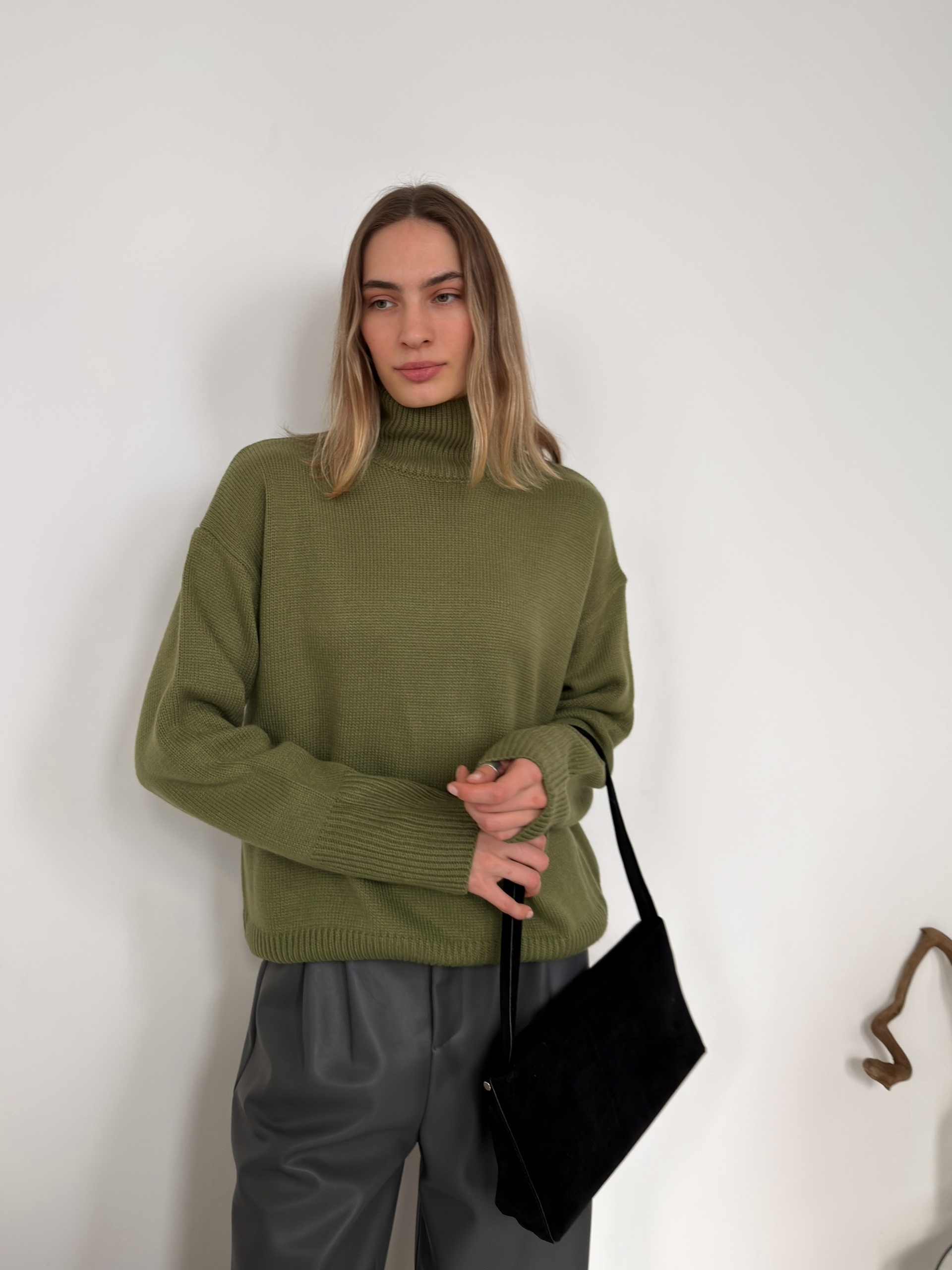 Джемпер NJ 20155 ворот рубчик