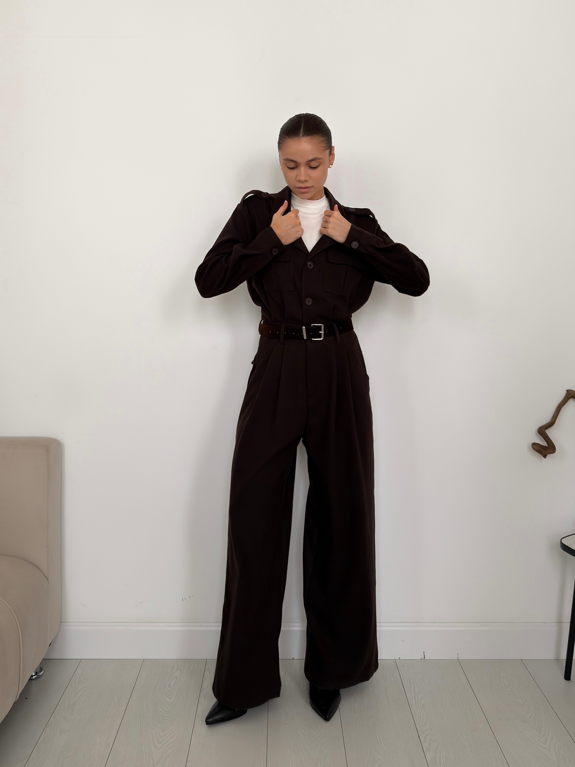 Комбинезон Jiao Shi  7089 с ремнем