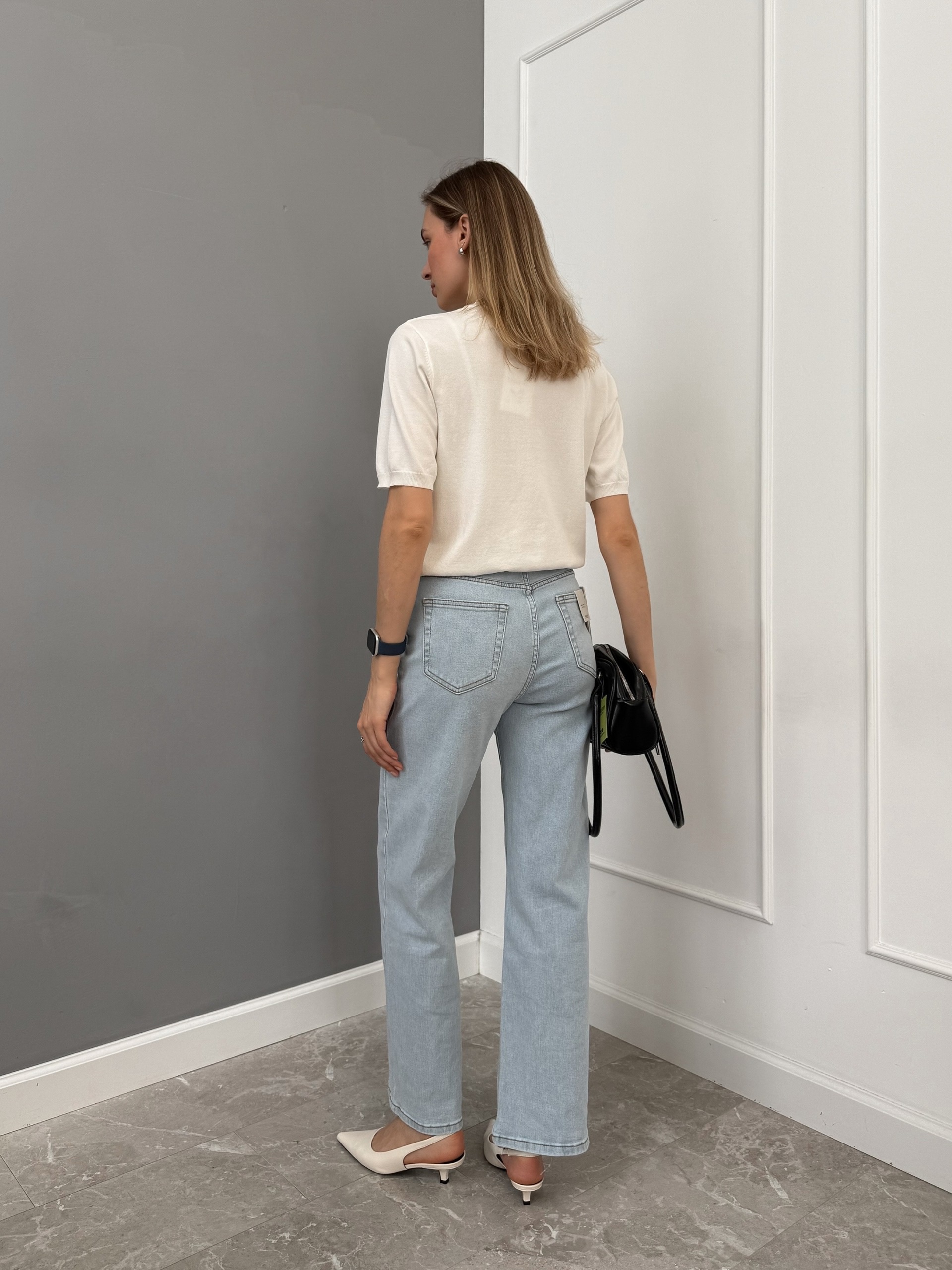 Джинсы Praisejeans F6364B прямые голубые