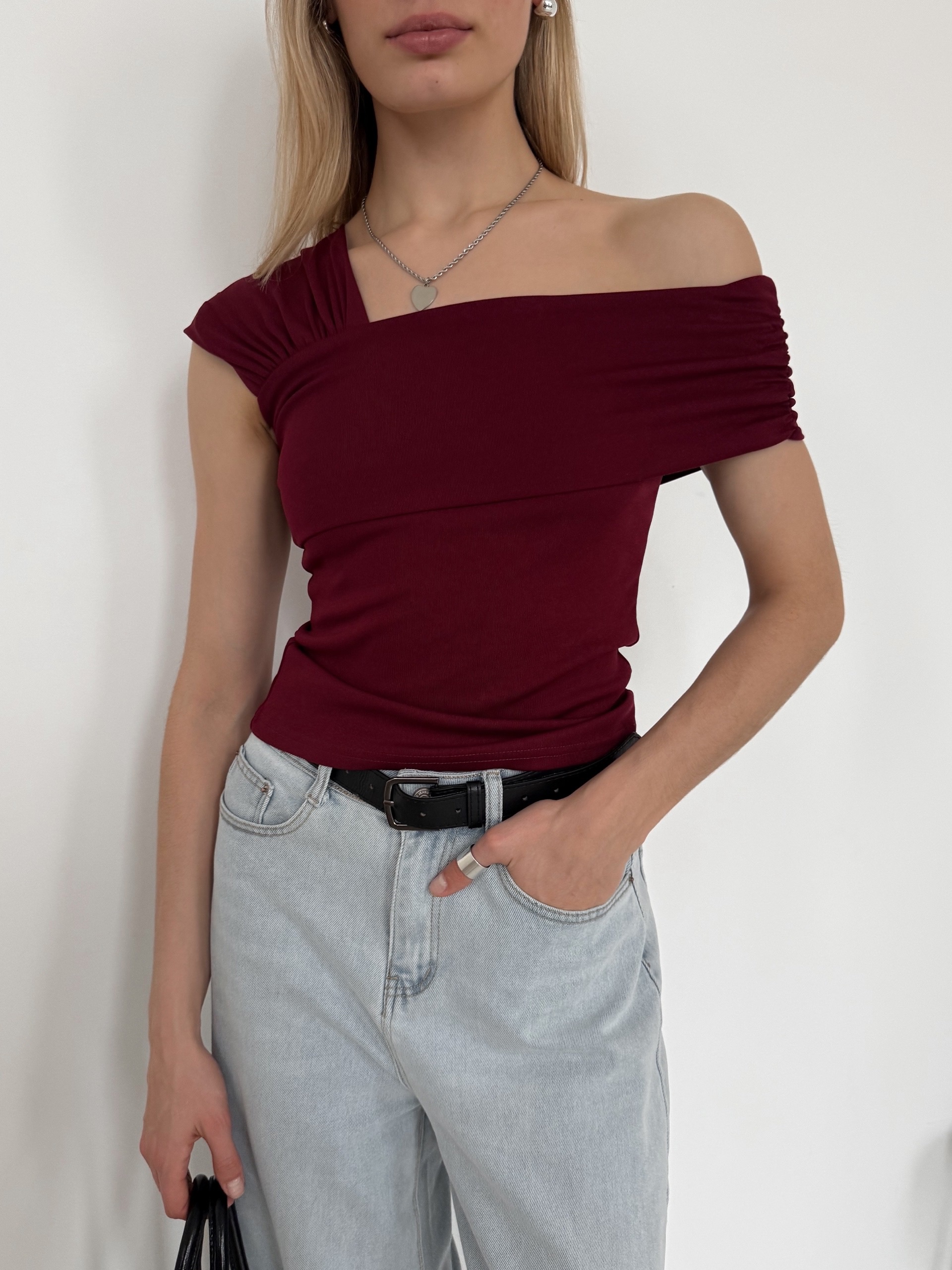 Майка Casual ассиметрия