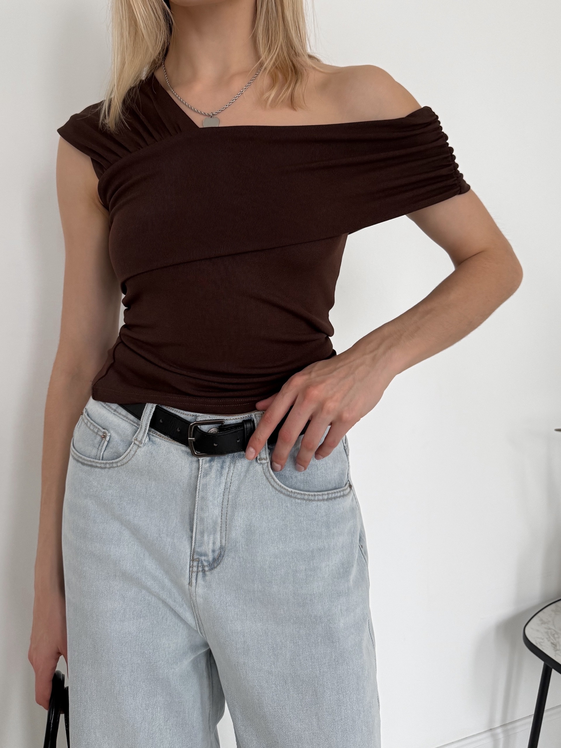 Майка Casual ассиметрия