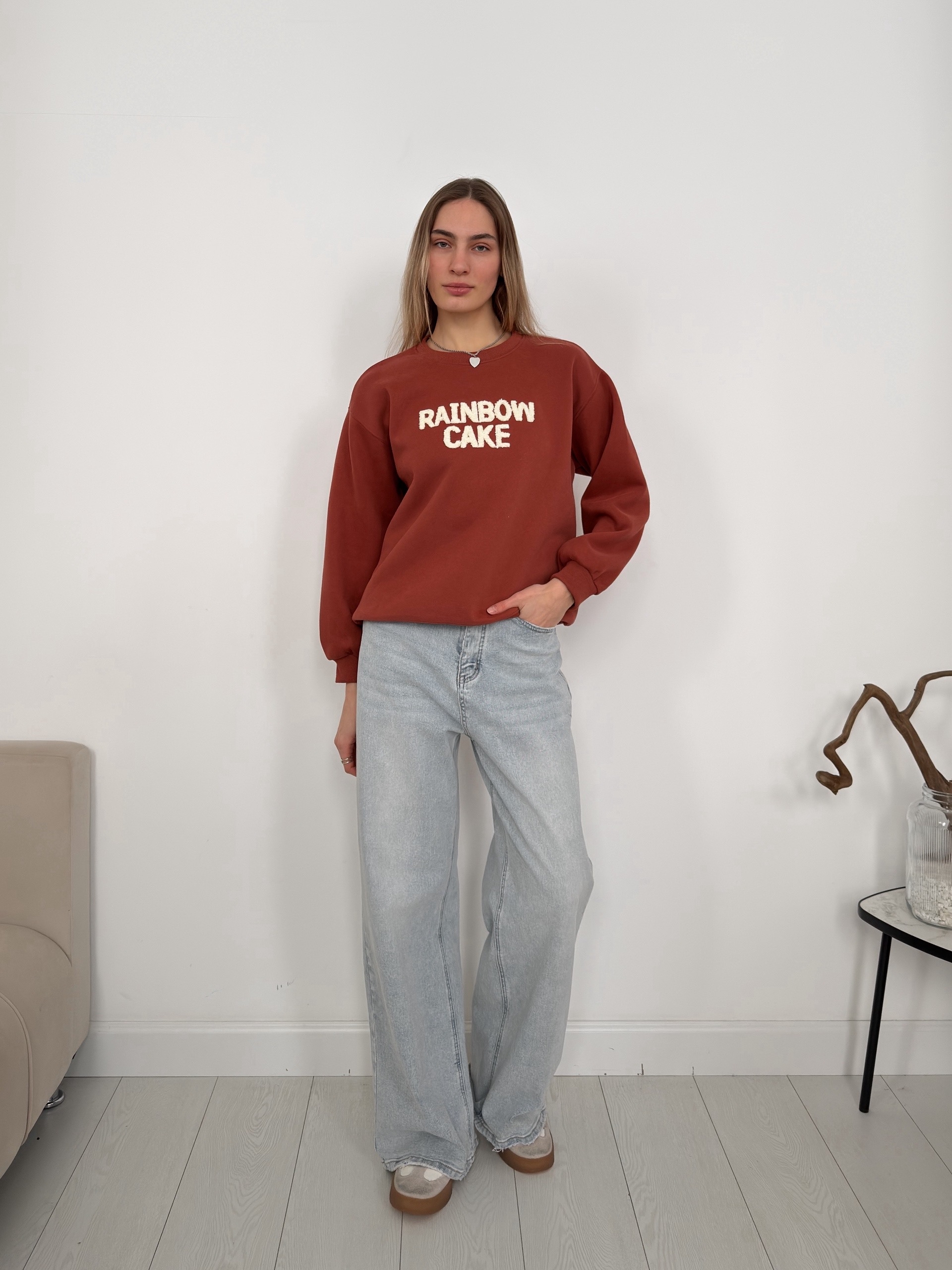 Свитшот Maruko 18 8090 Raibow Cake флис