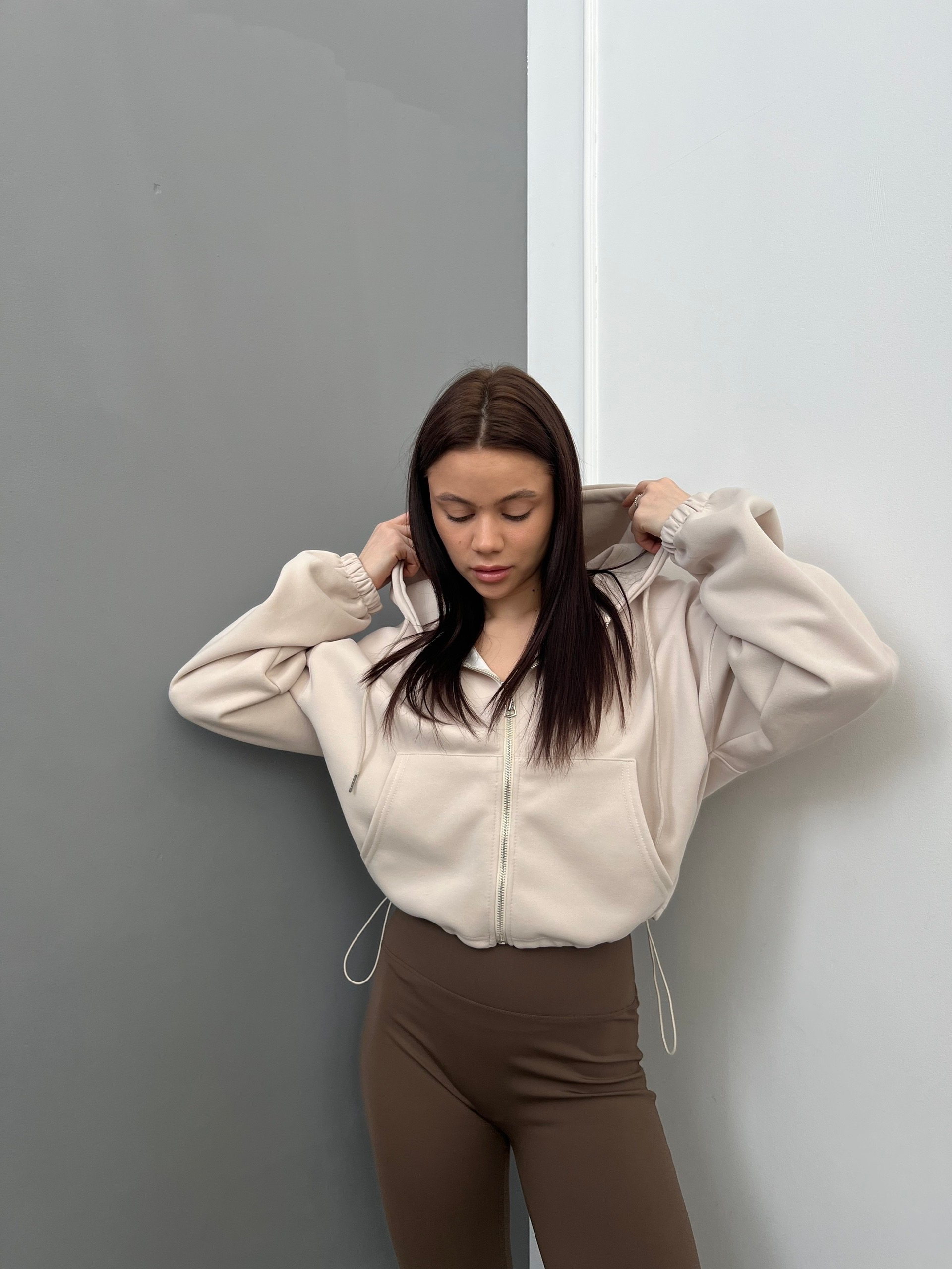 Толстовка NJ 5851 однотон