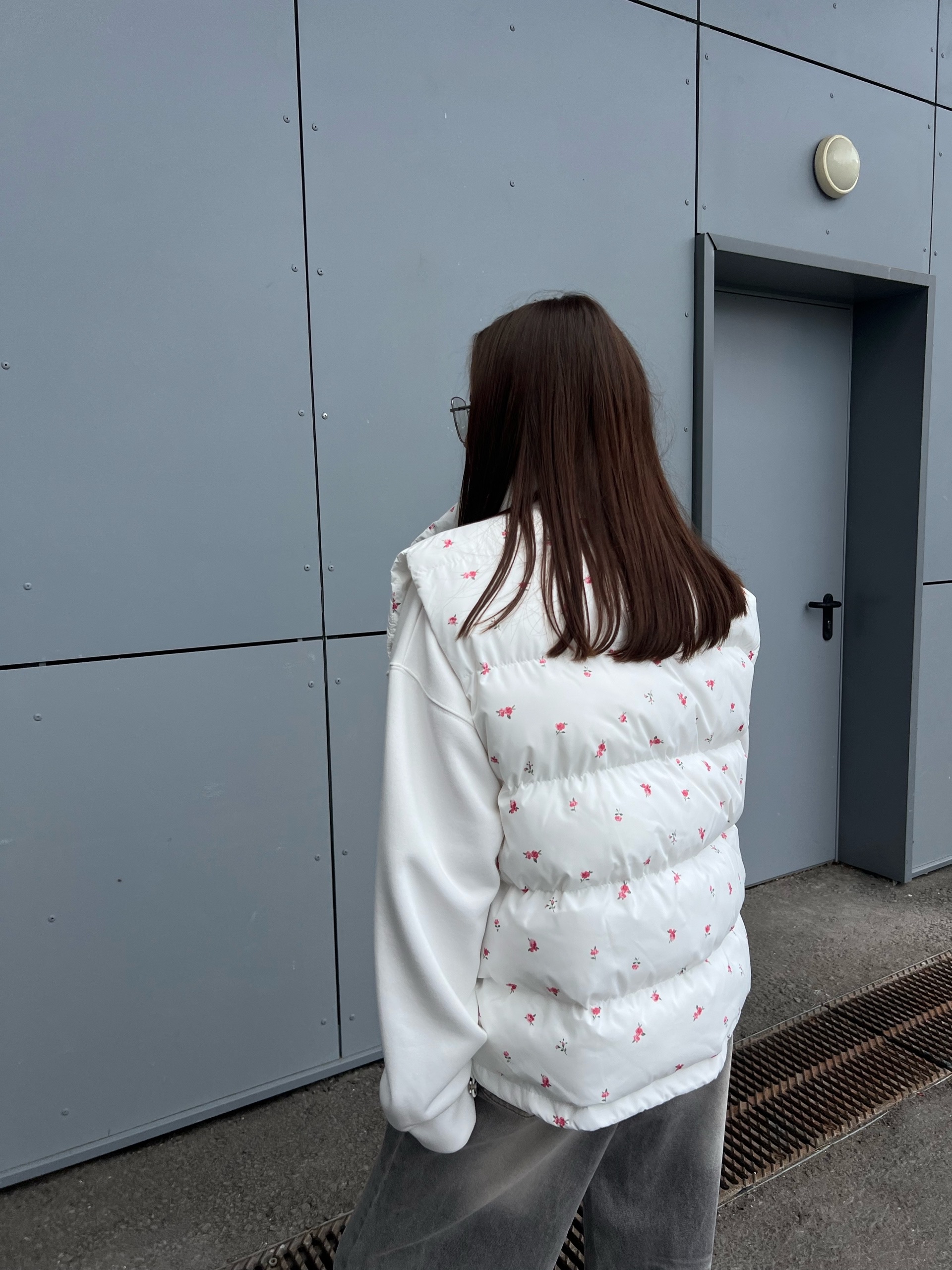 Жилет NJ brand 6088 крупный цветочек