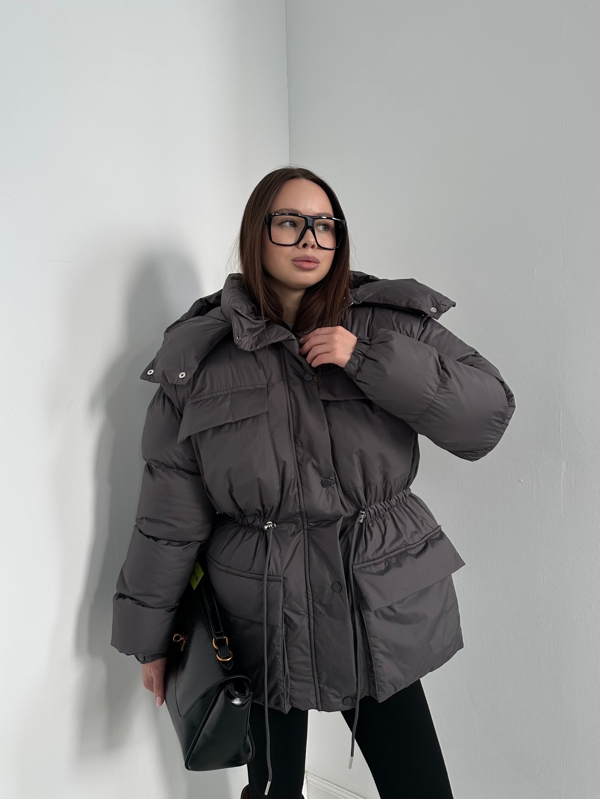 Куртка W 639  на кулиске короткая