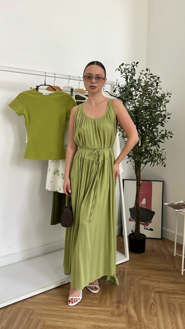 Сарафан Fashion 104 с пояском