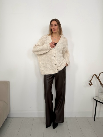 Джемперы, свитеры, водолазки - Кардиган Shan cha 4543 паетки