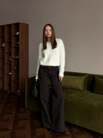 Джемперы, свитеры, водолазки - Кардиган The Rver 3203 пушистый