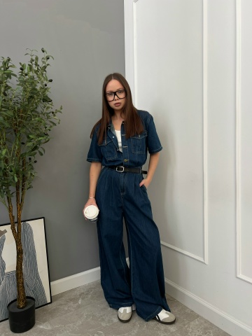 Комбинезон AY AY 1805 джинсовый