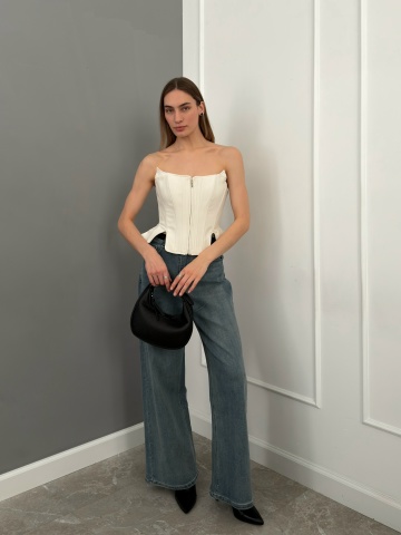 Футболки - Корсет Nur Bisher  1290 замок посередине