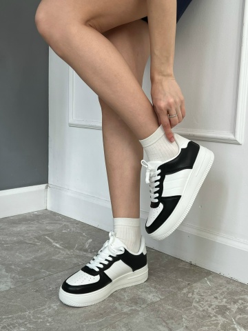 Кеды Аксана Moda KJ03-21 черные вставки