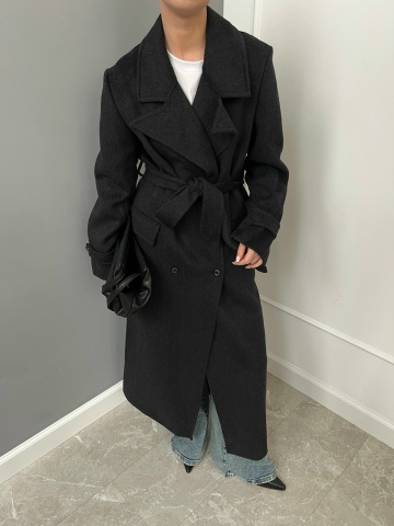 Пальто шерсть длинное