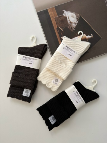 Аксессуары - Носки Turkan Soks 0412 подворот в рубчик