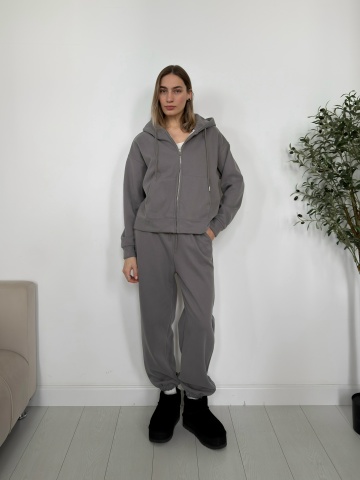 Костюмы - Костюм Korea 6508 худи+джогеры флис