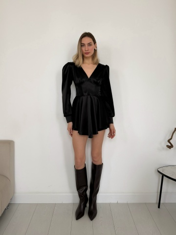 Платья - Платье-комбинезон Perfemme атлас