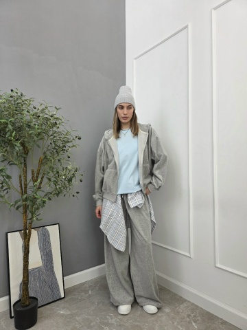 Костюм NJ 30592 толстовка+брюки мягкий