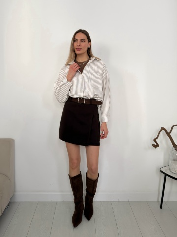 Рубашки, блузки - Рубашка Chuangxijidi 9791 в полоску