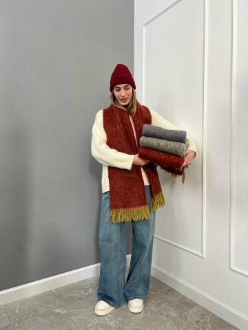 Головные уборы - Шарф разноцветный висюльки