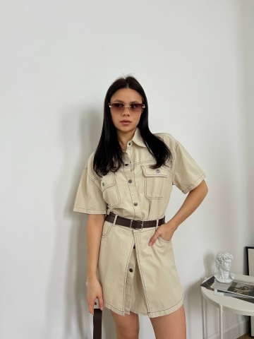 Рубашка CV 7928 с баской