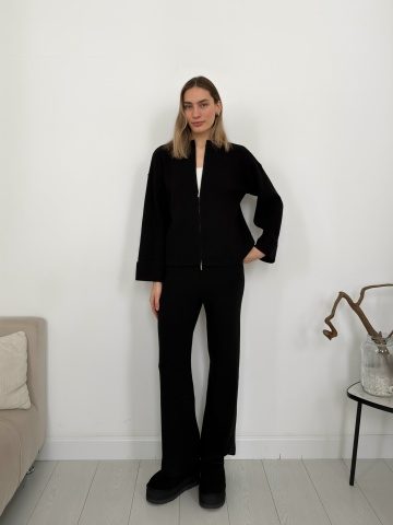 Костюм 3369 подворот на рукавах трикотаж