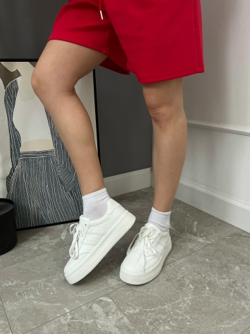 Кроссовки Locky Lily Y106-2 полоски кожа