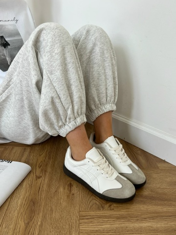 Кеды NM LZC7-3вставки замша+полосы