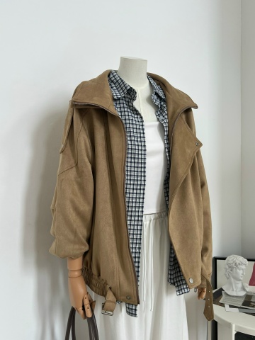 Куртка W 5968-1 высокий ворот