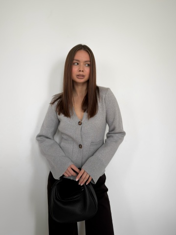 Джемперы, свитеры, водолазки - Кардиган AIKA 9019 приталенный