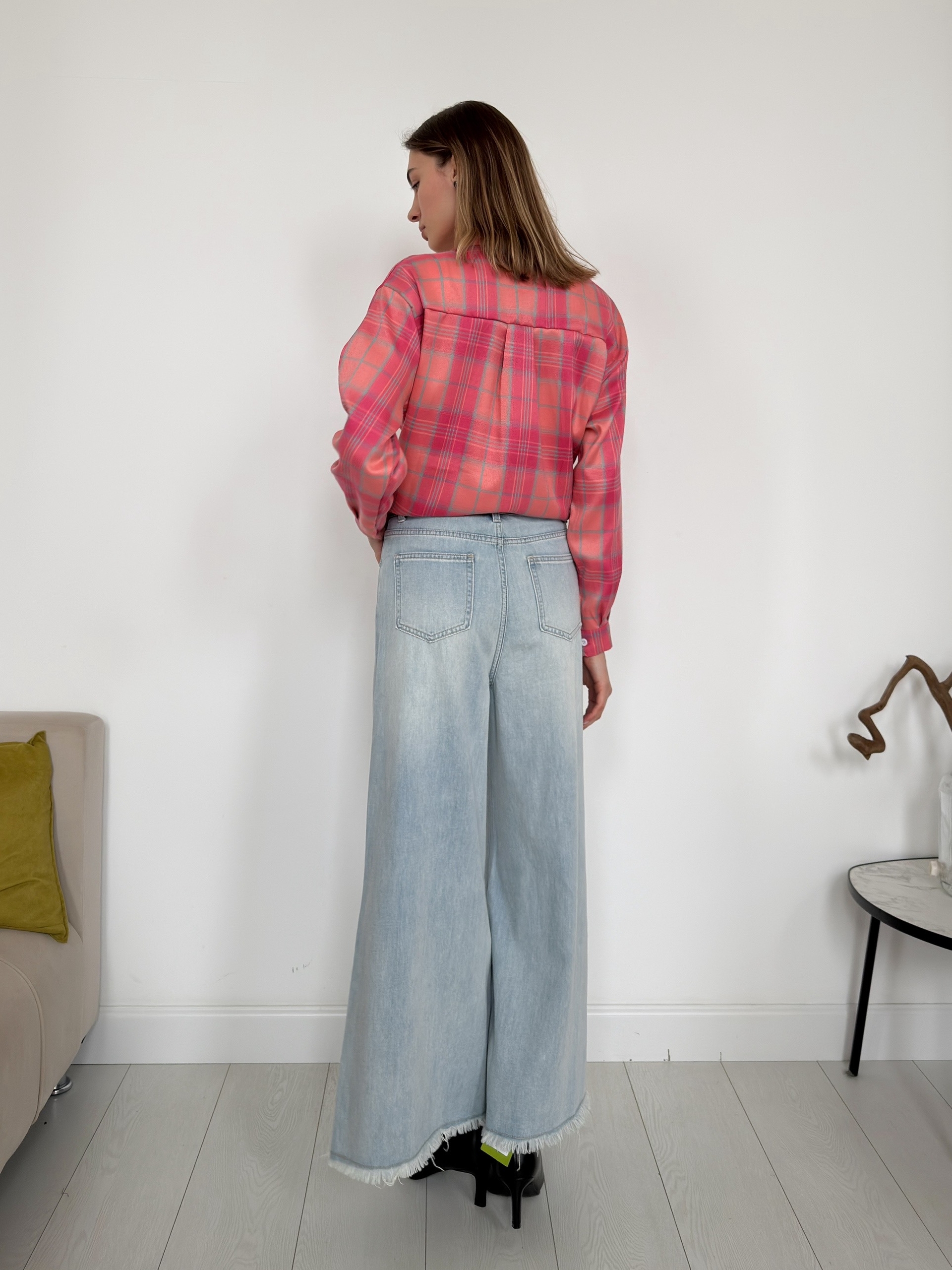 Рубашка клетка manjian 3580