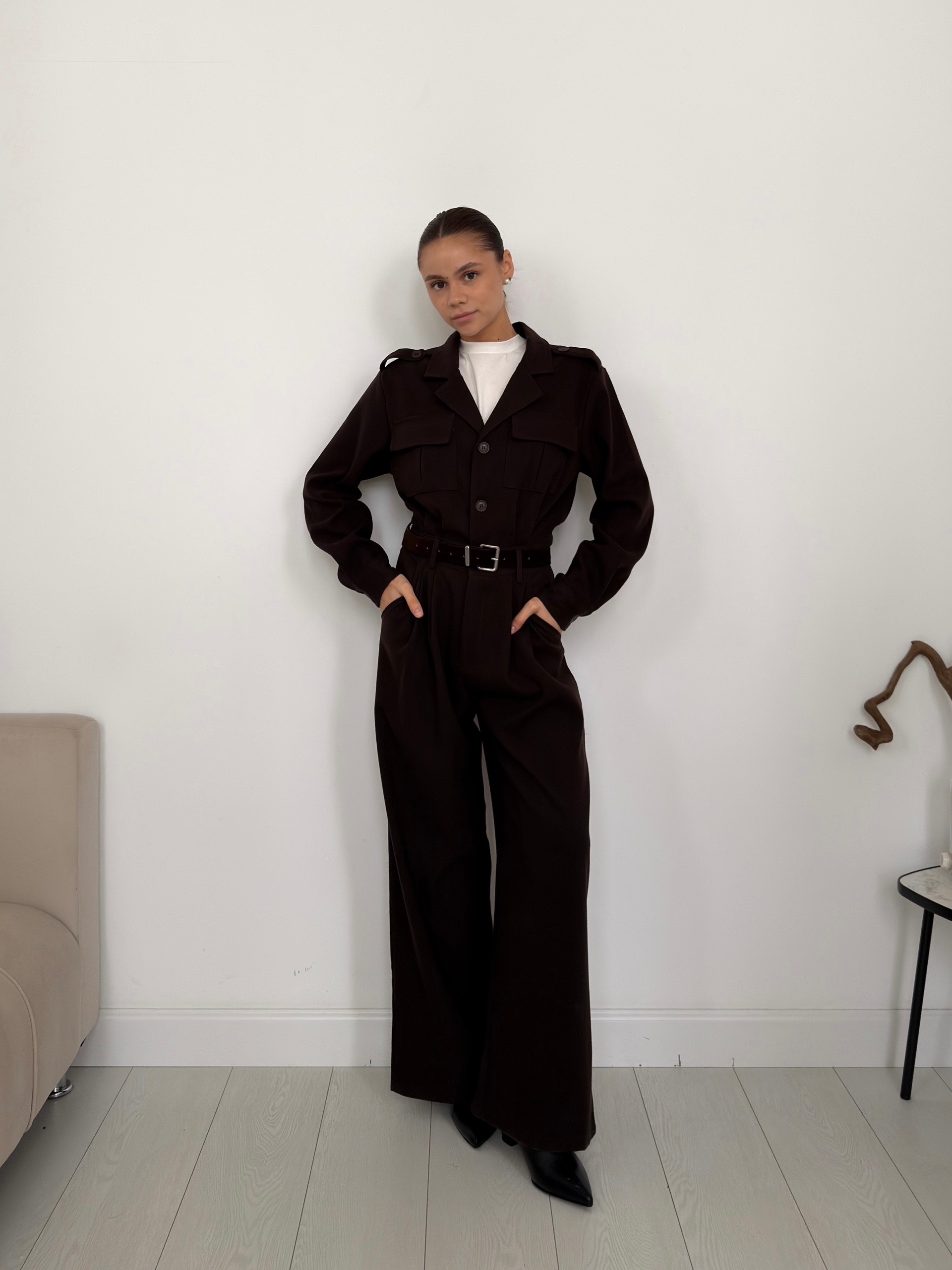 Комбинезон Jiao Shi  7089 с ремнем