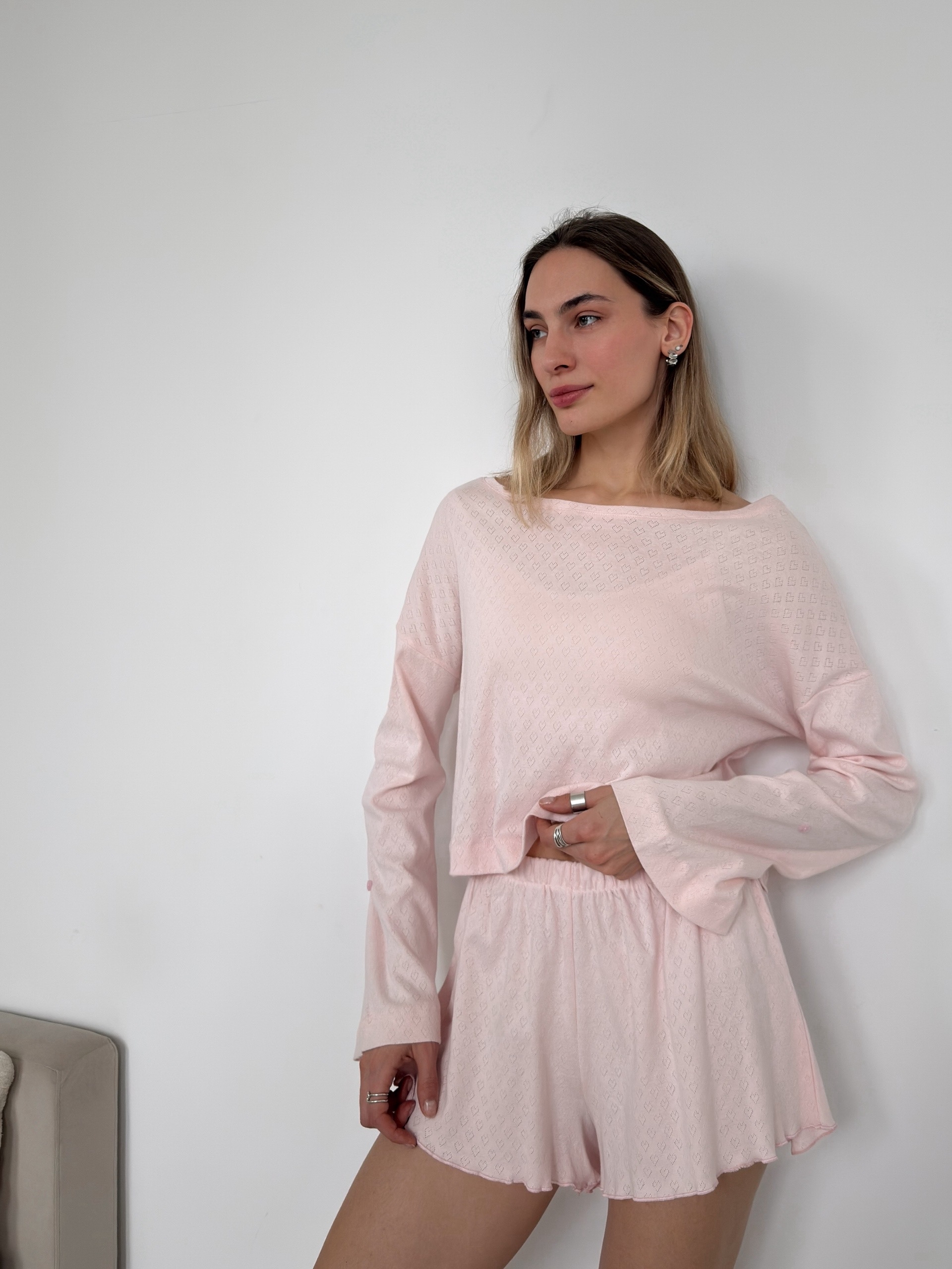 Пижама FM узор сердечки