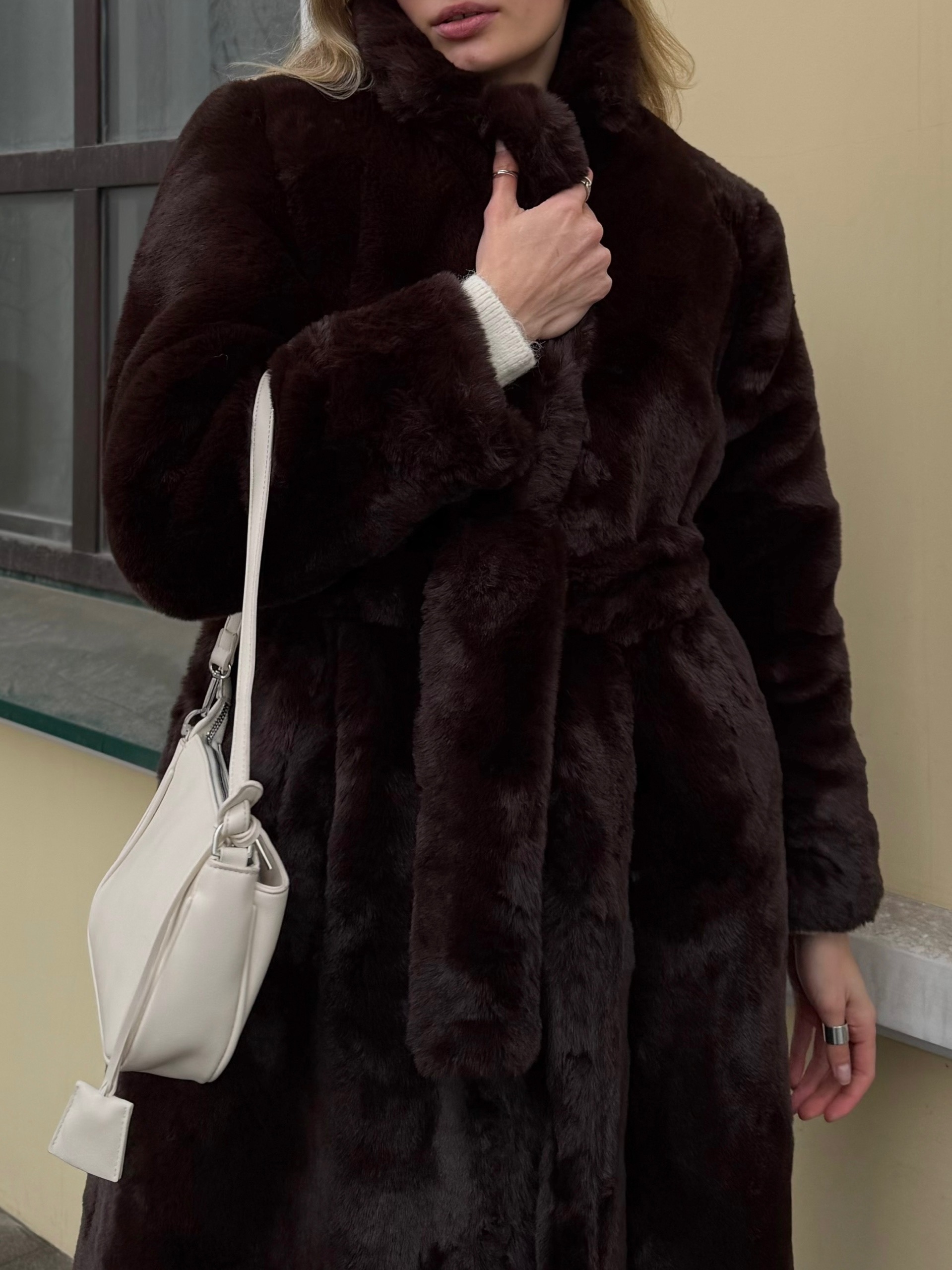 Шубка Cherry длинная на кнопках